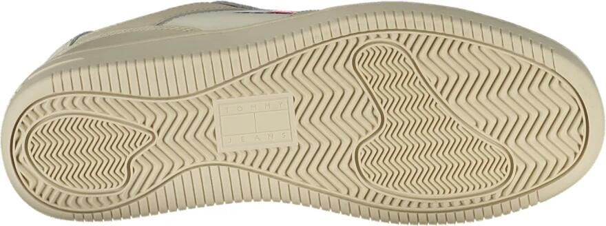 Tommy Jeans TJM Retro Basketess leren sneakers ecru - Foto 5