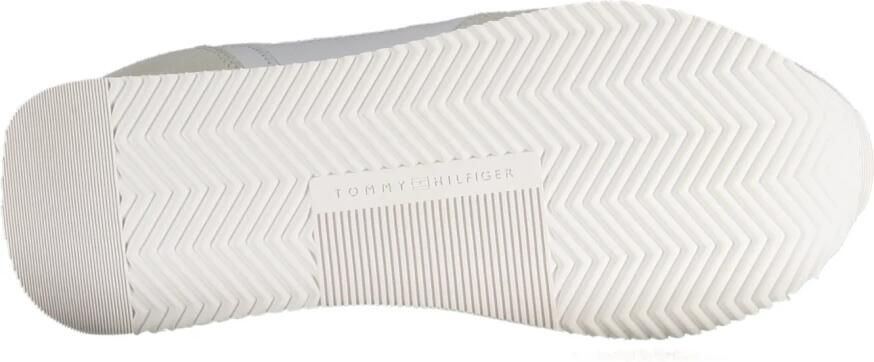 Tommy Hilfiger Sportieve Vetersneakers Wit Geborduurd Logo White Dames - Foto 4