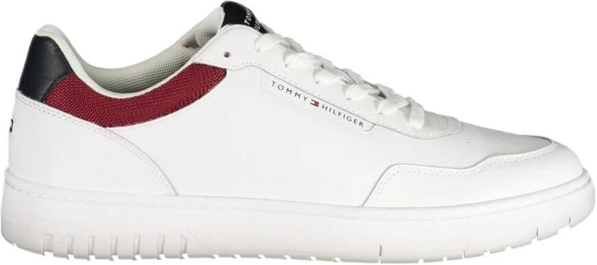 Tommy Hilfiger Sneakers TH BASKET CORE LTH vrijetijdsschoen halfhoge schoen veterschoen logo-patch op de schoentong - Foto 2
