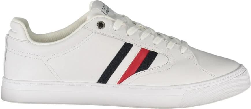 Tommy Hilfiger Witte Polyester Sneaker met Contrasterende Details - Foto 5