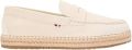 Tommy Hilfiger Suede Espadrilles met flexibele zool - Beige