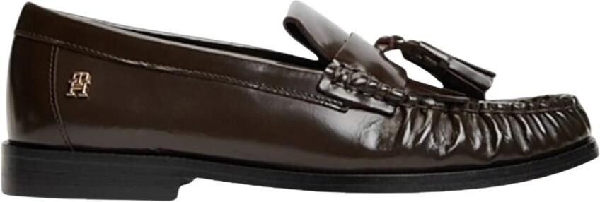 Tommy Hilfiger TH Monogram Leren Tassel Loafers