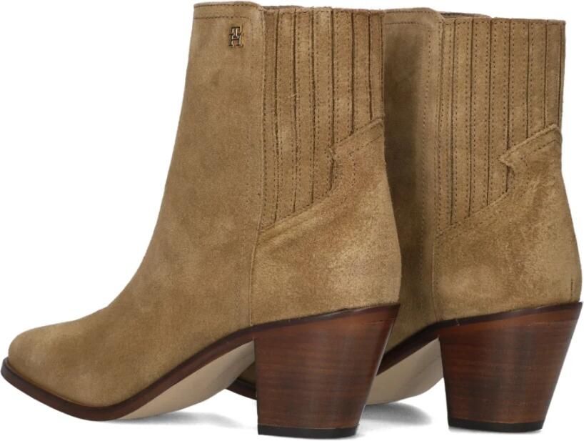 TOMMY HILFIGER Bruine Enkellaarsjes Western Mid Heel S - Foto 3