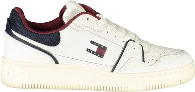 TOMMY JEANS Sneakers TJM RETRO BASKET vrijetijdsschoen halfhoge schoen veterschoen met perforatiemotief