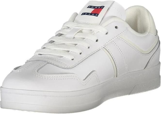TOMMY JEANS Plateausneakers THE GREENWICH LEATHER vrijetijdsschoen lage schoen veterschoen in basket-look - Foto 2