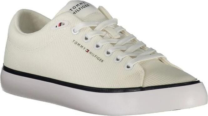 Tommy Hilfiger Sneakers TH HI VULC CORE LOW II MESH basic veterschoen lage schoen vrijetijdsschoen met logo