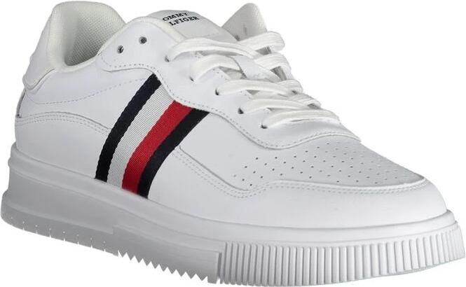 Tommy Hilfiger Witte Sneakers van Hoogwaardige Materialen White Heren