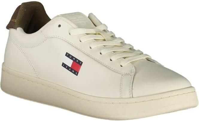 Tommy Hilfiger Witte Leren Heren Sneaker Urban Trendsetter - Foto 3