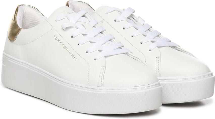 Tommy Hilfiger Plateausneakers ESSENTIAL PLATFORM COURT SNEAKER vrijetijdsschoen halfschoen veterschoen met gepolsterde schacht - Foto 2
