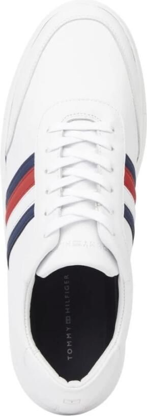 Tommy Hilfiger Premium Cupsole Mono Sneakers Leren Sneaker Heren Wit - Foto 4