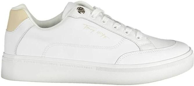 Tommy Hilfiger Witte Polyester Sneaker met Contrasterende Details - Foto 2