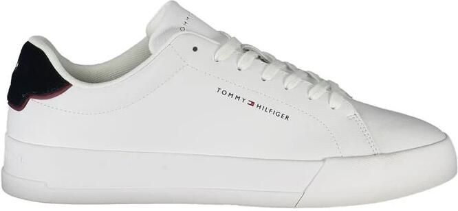 Tommy Hilfiger Sneakers TH COURT LTH DETAIL ESS vrijetijdsschoen lage schoen veterschoen met zijlijk logo-opdruk - Foto 5