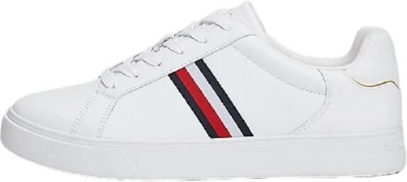 Tommy Hilfiger Sneakers ESSENTIAL COURT SNEAKER STRIPES vrijetijdsschoen halfschoen veterschoen met gepolsterde schacht - Foto 5
