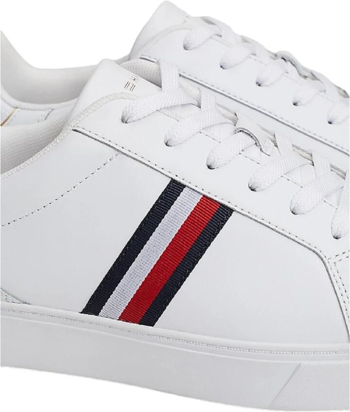 Tommy Hilfiger Sneakers ESSENTIAL COURT SNEAKER STRIPES vrijetijdsschoen halfschoen veterschoen met gepolsterde schacht - Foto 6