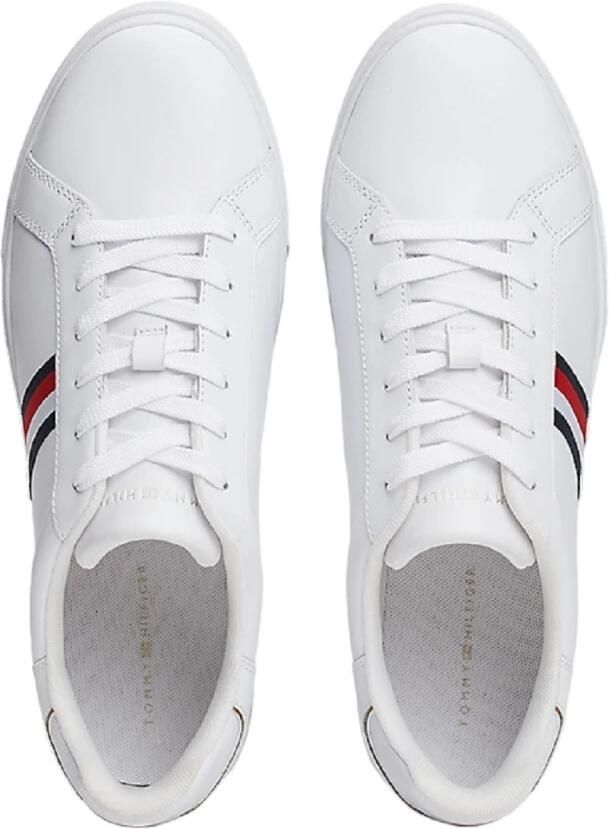 Tommy Hilfiger Sneakers ESSENTIAL COURT SNEAKER STRIPES vrijetijdsschoen halfschoen veterschoen met gepolsterde schacht - Foto 3