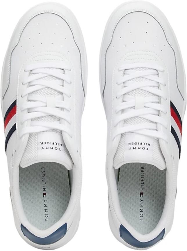 Tommy Hilfiger Plateausneakers TH BASKET CORE LITE vrijetijdsschoen lage schoen veterschoen met gepolsterde schacht - Foto 4