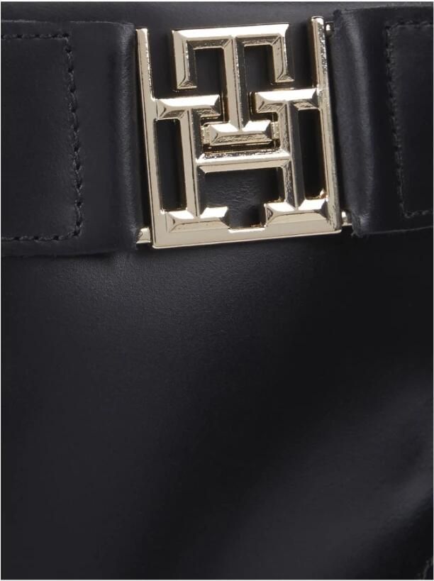 Tommy Hilfiger Zwarte elegante enkellaarsjes met hak - Foto 3