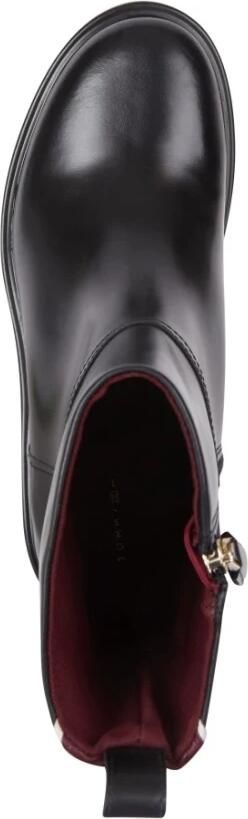 Tommy Hilfiger Zwarte Enkelbooties met Verhoogde Zool - Foto 5