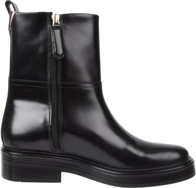 Tommy Hilfiger Zwarte Enkelbooties met Verhoogde Zool - Foto 2