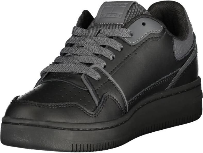 TOMMY JEANS Plateausneakers TJW RETRO BASKET SNEAKER vrijetijdsschoen halfhoge schoen veterschoen met geprint logo vlag - Foto 2