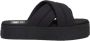 Tommy Hilfiger Urban Flatform Sandalen met Opvallende Lettering Black Dames - Thumbnail 1