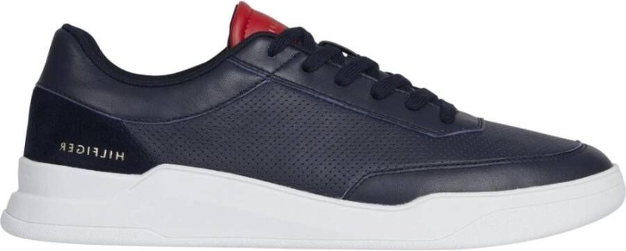 Tommy Hilfiger Blauwe Sportieve Veterschoenen met Logo Blue Heren