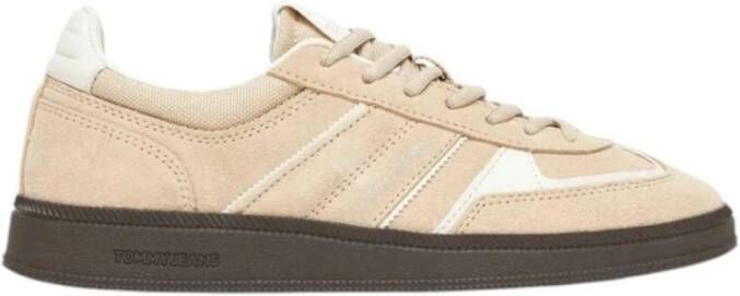 Tommy Hilfiger Vintage Reproductie Sneakers Beige Wit