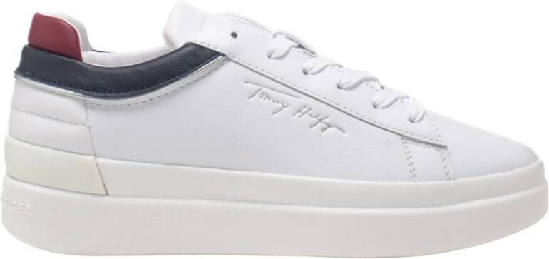 Tommy Hilfiger Witte Sneakers voor met Contrasterende Details Wit - Foto 7