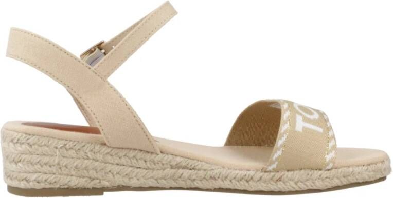 Tommy Hilfiger espadrilles beige Meisjes Textiel Logo 35 - Foto 4
