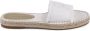 Tommy Hilfiger Witte Canvas Espadrille Slides - Thumbnail 1