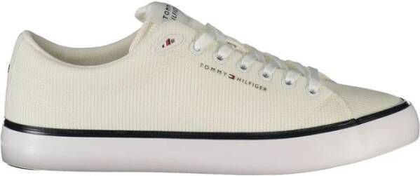 Tommy Hilfiger Witte Heren Sneaker Stijlvol Comfortabel