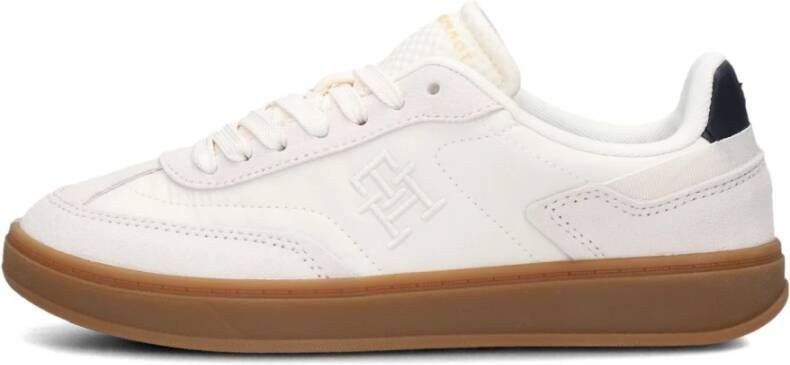 Tommy Hilfiger Plateausneakers TH HERITAGE SNEAKER vrijetijdsschoen lage schoen veterschoen met logo-borduursel