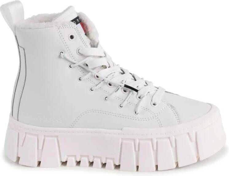 Tommy Hilfiger Witte HighTop Platform Sneakers