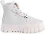 Tommy Hilfiger Witte HighTop Platform Sneakers - Thumbnail 1