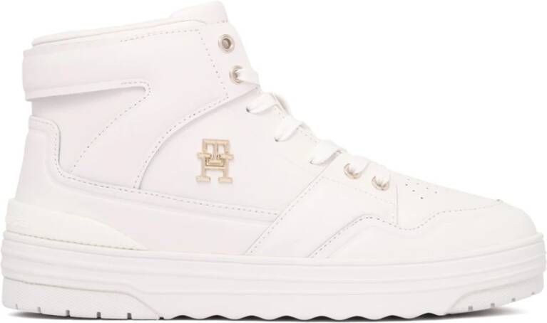 Tommy Hilfiger FW0FW07757 Basket Sneaker Hi Damesschoenen Sneaker YBL-Ecru - Foto 3