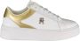 Tommy Hilfiger Witte Lace-Up Wedge Sneaker met Contrast White Dames - Thumbnail 2