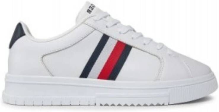 Tommy Hilfiger Witte lage sneakers