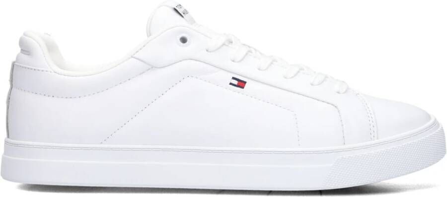 Tommy Hilfiger Plateausneakers ICON COURT LTH FLAG ESS vrijetijdsschoen lage schoen veterschoen met kleine logovlag - Foto 3