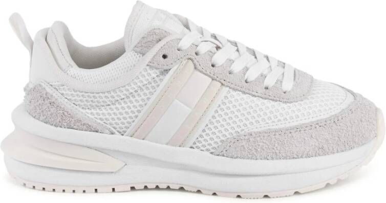 Tommy Hilfiger Witte Leren Dames Sneaker