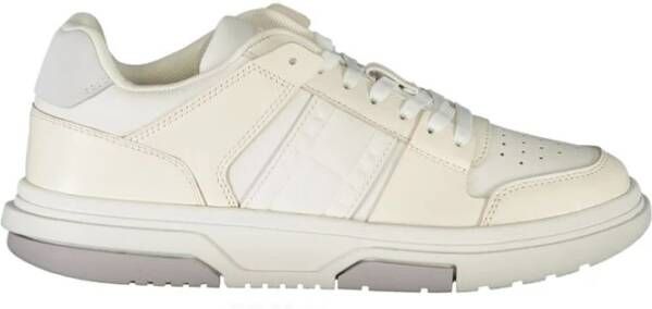 Tommy Hilfiger Witte Leren Damessneakers