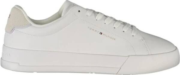 Tommy Hilfiger Witte leren heren sneaker