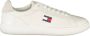 Tommy Hilfiger Witte Leren Heren Sneaker - Thumbnail 2