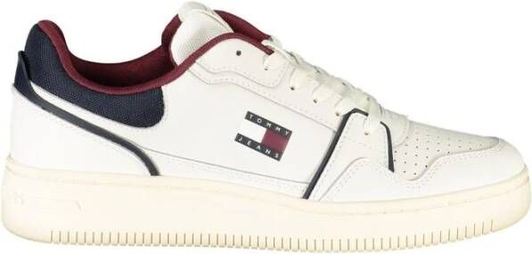Tommy Hilfiger Witte Leren Heren Sneaker
