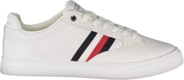 Tommy Hilfiger Witte Leren Heren Sneaker