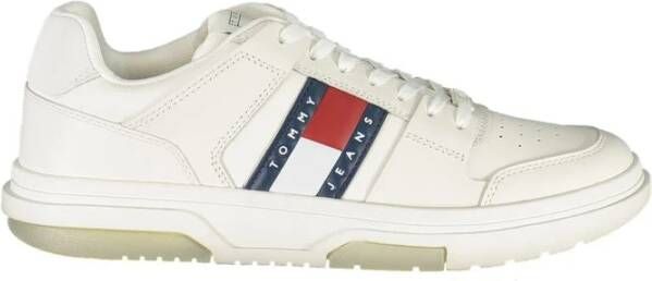 Tommy Hilfiger Witte Leren Heren Sneaker