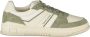 Tommy Hilfiger Witte Leren Heren Sneaker Groene Accenten - Thumbnail 1