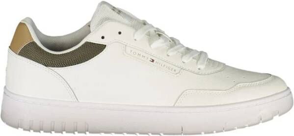 Tommy Hilfiger Lite Beige Sneakers Leren Schoenen White Heren