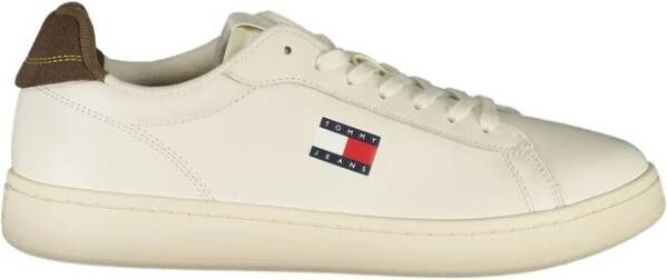 Tommy Hilfiger Witte Leren Heren Sneaker Urban Trendsetter - Foto 2
