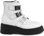Tommy Hilfiger Witte Leren Laarzen Gemaakt in Portugal - Thumbnail 1