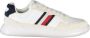 Tommy Hilfiger Sneakers met sleehak LIGHT CUPSOLE LTH MIX STRIPES vrijetijdsschoen lage schoen veterschoen met zijstrepen - Thumbnail 1